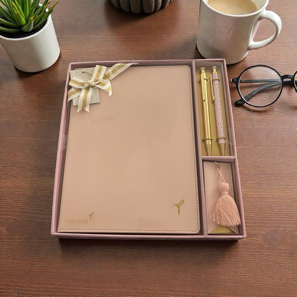 Papyrus Blush Pink Journal Set